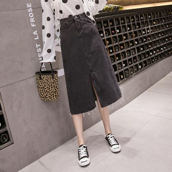 plus size denim skirt women black s-5xl split vintage 2021 slim jeans skirts elegant casual street saia midi faldas bf q63
plus size denim skirt women black s-5xl split vintage 2021 slim jeans skirts elegant casual street saia midi faldas bf q63
