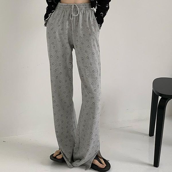 women's pants & capris vintage long flare women korean streetwear smile print high waist trousers casual lady front split bell bottom s, Black;white
women's pants & capris vintage long flare women korean streetwear smile print high waist trousers casual lady front split bell bottom s, Black;white
