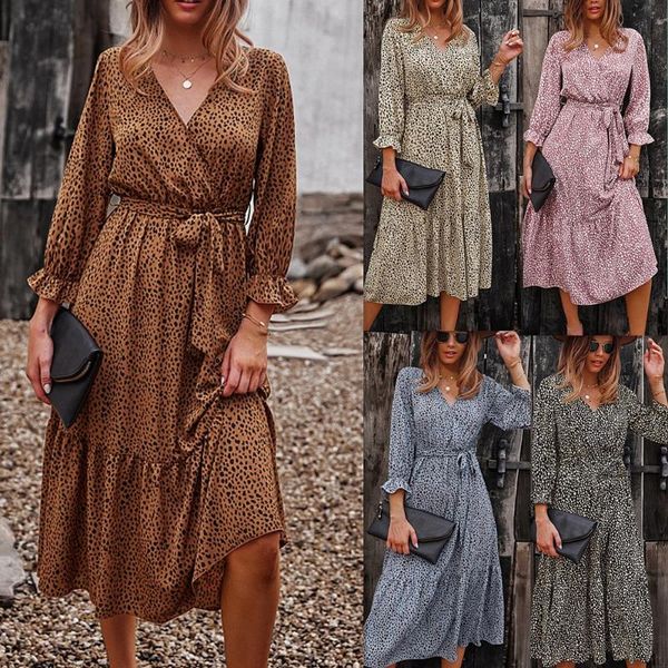 casual dresses 2021 long sleeve women spring v-neck elegant slim floral leopard print dress for vestidos mujer verano, Black;gray
casual dresses 2021 long sleeve women spring v-neck elegant slim floral leopard print dress for vestidos mujer verano, Black;gray