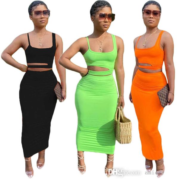 women long dresses designer solid color 2 two piece dress sets clubwear sleeveless shorts tight fashion casual skirt suit a001, Black;gray
women long dresses designer solid color 2 two piece dress sets clubwear sleeveless shorts tight fashion casual skirt suit a001, Black;gray