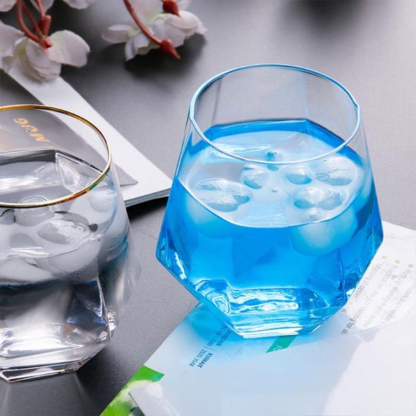 wine glasses geometry hexagon whiskey glass diamond cup crystal golden rim transparent coffee milk tea home bar items equipment
wine glasses geometry hexagon whiskey glass diamond cup crystal golden rim transparent coffee milk tea home bar items equipment
