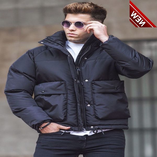 male 2021 inflatable coat pocket detail new autumn winter jackets parka men warm outerwear casual slim male overcoat, Black
male 2021 inflatable coat pocket detail new autumn winter jackets parka men warm outerwear casual slim male overcoat, Black
