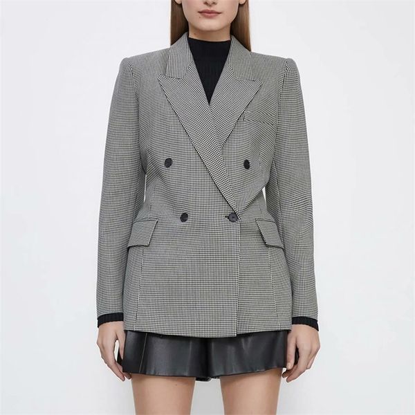spring autumn women za plaid coat classic jacket casual turn down collar overcoat fashion long sleeve coats outwear 210422, White;black
spring autumn women za plaid coat classic jacket casual turn down collar overcoat fashion long sleeve coats outwear 210422, White;black