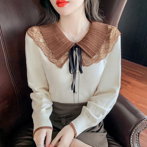 women's sweaters pink black sweet bow korean style fashion pullovers for ladies autumn winter 2021 clothing sweater blouse female, White;black
women's sweaters pink black sweet bow korean style fashion pullovers for ladies autumn winter 2021 clothing sweater blouse female, White;black
