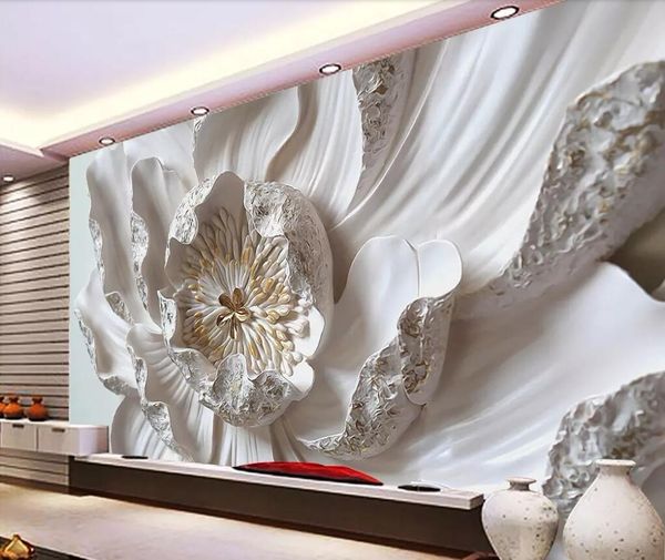 custom wallpaper 3d flower embossed background 3d floral decorative painting flower mural papel de parede
custom wallpaper 3d flower embossed background 3d floral decorative painting flower mural papel de parede