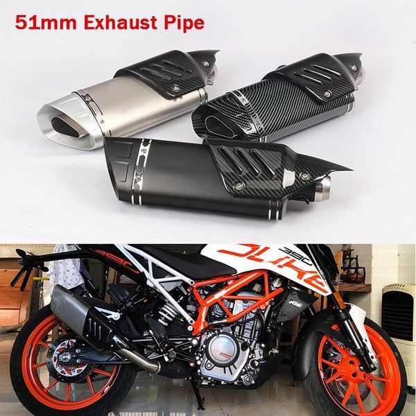 motorcycle exhaust system universal slip on muffler vent pipe with carbon fiber heat shield cover 38-51mm for racing street bike
motorcycle exhaust system universal slip on muffler vent pipe with carbon fiber heat shield cover 38-51mm for racing street bike