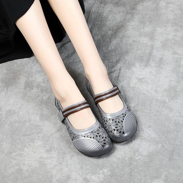 sandals nice genuine leather hollow out women summer shallow hook&loop mothers' shoes woman flat with solid slides, Black
sandals nice genuine leather hollow out women summer shallow hook&loop mothers' shoes woman flat with solid slides, Black