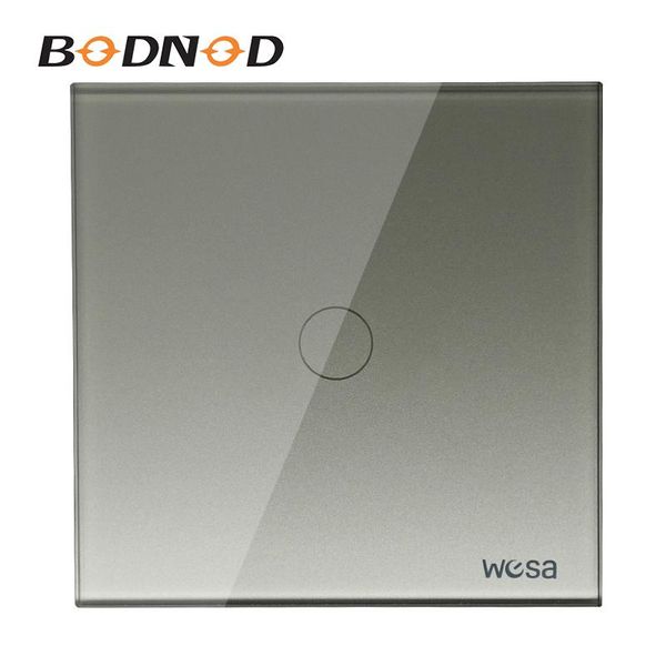 smart home control eu standard switch wall touch luxury grey crystal glass, 1 gang way cmw-01
smart home control eu standard switch wall touch luxury grey crystal glass, 1 gang way cmw-01