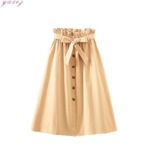 solid a-line skirts womens long skirt female women's high waist single-breasted women summer clothes knee-length, Black
solid a-line skirts womens long skirt female women's high waist single-breasted women summer clothes knee-length, Black