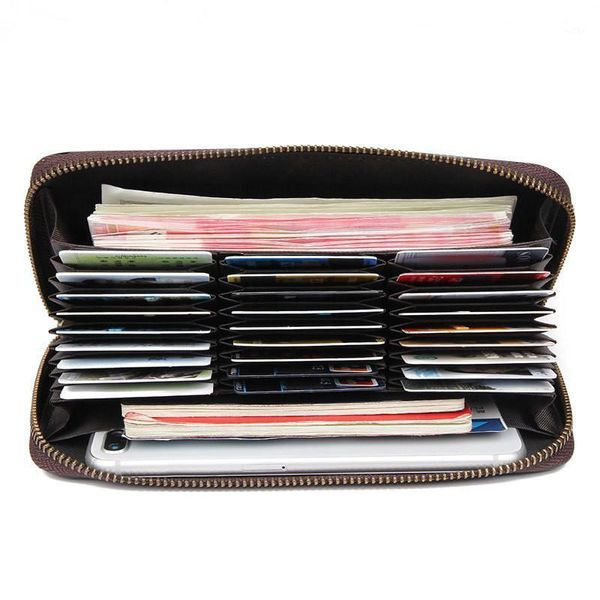 women men genuine leather long wallet male female general rfid card purse clutch coin holders wallets1, Red;black
women men genuine leather long wallet male female general rfid card purse clutch coin holders wallets1, Red;black