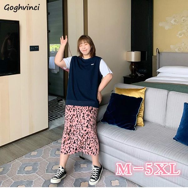 skirts women summer printed pink elegant fashion large size 5xl chic all-match korean style leisure ulzzang casual stylish retro, Black 
skirts women summer printed pink elegant fashion large size 5xl chic all-match korean style leisure ulzzang casual stylish retro, Black