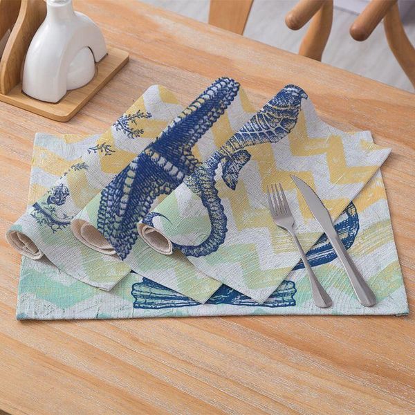 mats & pads marine biological printing cotton meal mat nordic waterproof polyester cutlery thermal insulation pad place
mats & pads marine biological printing cotton meal mat nordic waterproof polyester cutlery thermal insulation pad place