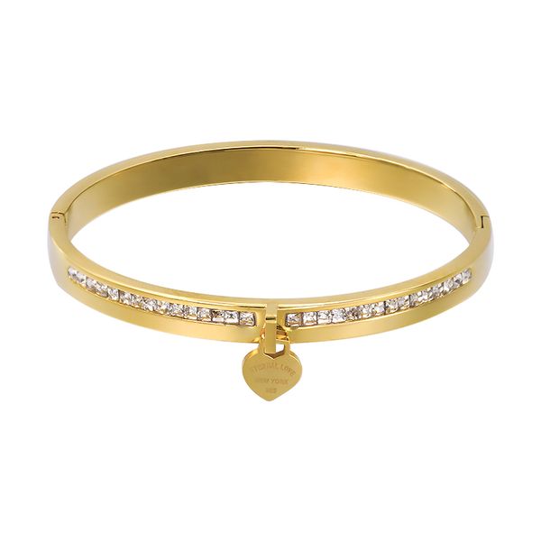romantic love braccelet female stainless steel bangle with diamomd beautifully designed custom jewelry for women girls party holiday gifts a, Black
romantic love braccelet female stainless steel bangle with diamomd beautifully designed custom jewelry for women girls party holiday gifts a, Black
