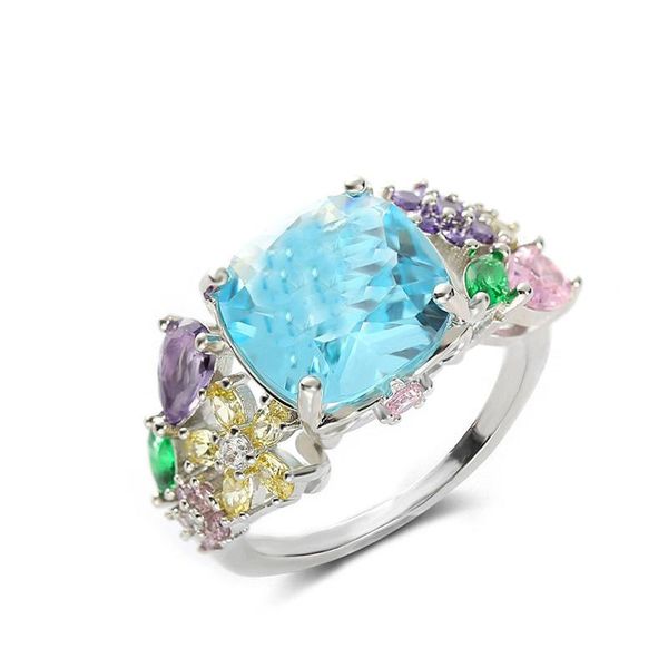 cluster rings romantic for women silver 925 engagement jewelry shiny zircon colorful square flower ring lady wedding accessories kofsac, Golden;silver
cluster rings romantic for women silver 925 engagement jewelry shiny zircon colorful square flower ring lady wedding accessories kofsac, Golden;silver