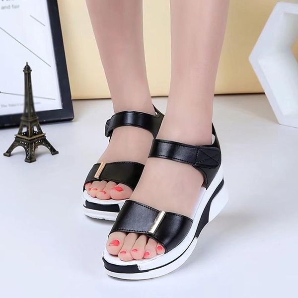 dress shoes jaycosin women's roman fish mouth sandals summer hook&loop thick bottom wedges beach open toe breathable sandalias, Black
dress shoes jaycosin women's roman fish mouth sandals summer hook&loop thick bottom wedges beach open toe breathable sandalias, Black