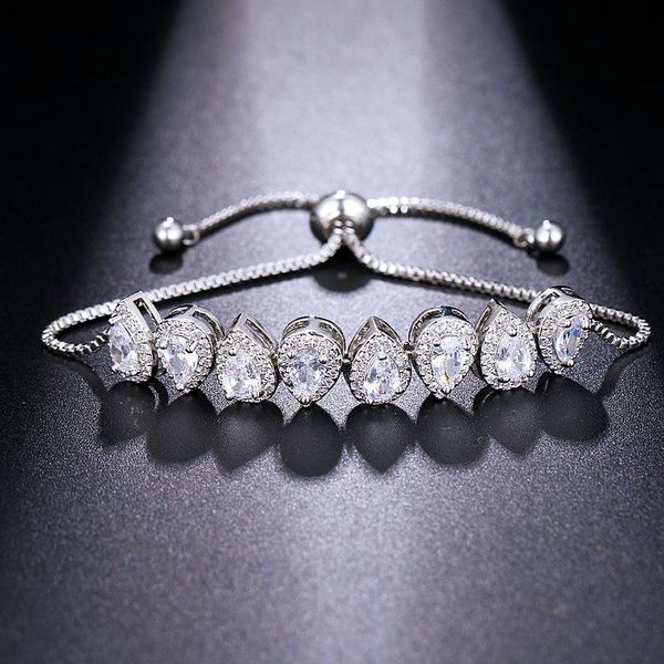 charm bracelets orztoon retro abreast water drop zircon for women colorful adjustable bracelet trendy female jewelry party gift, Golden;silver
charm bracelets orztoon retro abreast water drop zircon for women colorful adjustable bracelet trendy female jewelry party gift, Golden;silver