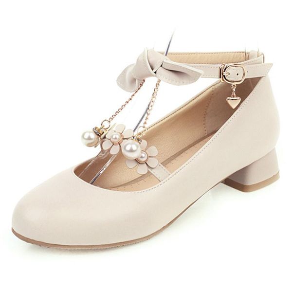 dress shoes meotina high heels women pumps sweet flower square ankle strap bow buckle round toe lady 2021 plus size 33-43, Black
dress shoes meotina high heels women pumps sweet flower square ankle strap bow buckle round toe lady 2021 plus size 33-43, Black