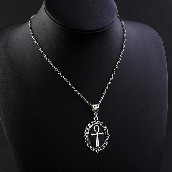 pendant necklaces gothic evil cross ankh shaped necklace for women black wizard mysterious magic pattern neck chains jewelry gifts vgn064, Silver
pendant necklaces gothic evil cross ankh shaped necklace for women black wizard mysterious magic pattern neck chains jewelry gifts vgn064, Silver