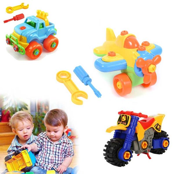 children train car toy diy disassembling plane car building blocks model tool with screwdriver assembled educational toys
children train car toy diy disassembling plane car building blocks model tool with screwdriver assembled educational toys