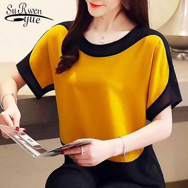 blusas mujer de moda 2021 chiffon blouse plus size ladies shirts solid short o-neck batwing sleeve women 3397 50 women's blouses &, White
blusas mujer de moda 2021 chiffon blouse plus size ladies shirts solid short o-neck batwing sleeve women 3397 50 women's blouses &, White