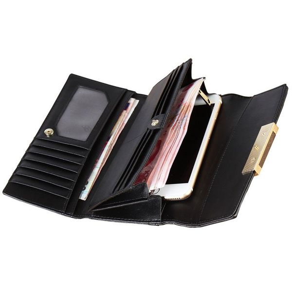 wallets leather women's wallet long genuine multi-functional cow large buckle, Red;black
wallets leather women's wallet long genuine multi-functional cow large buckle, Red;black