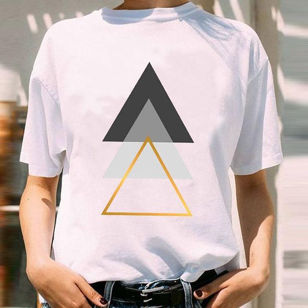 women graphic simple cute geometric 90s trend fashion short sleeve print female clothes tees tshirt t-shirt women's, White
women graphic simple cute geometric 90s trend fashion short sleeve print female clothes tees tshirt t-shirt women's, White