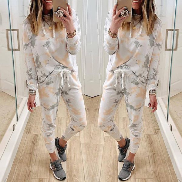 women's two piece pants fashion print women casual clothes suit long sleeve o-neck sweatshirt female home fitness sportswear sets, White
women's two piece pants fashion print women casual clothes suit long sleeve o-neck sweatshirt female home fitness sportswear sets, White