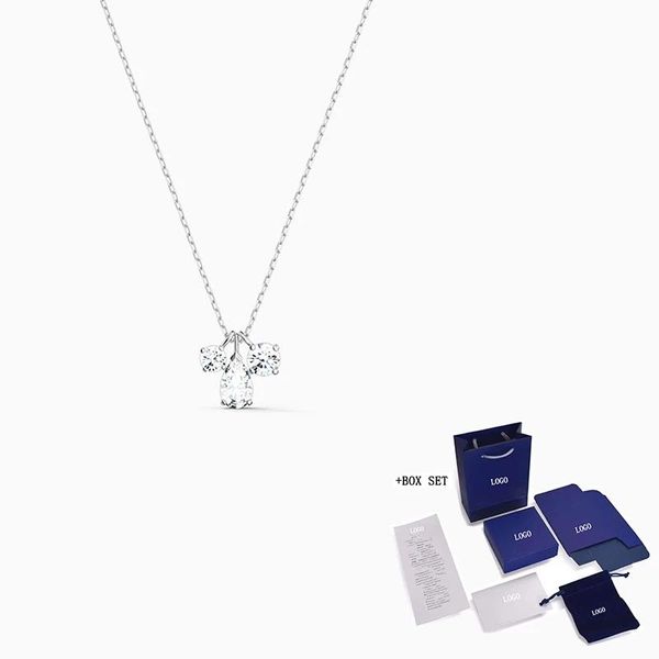 chains attract cluster pendant necklace modern transparent water drop crystal decoration female luxury romantic jewelry, Silver
chains attract cluster pendant necklace modern transparent water drop crystal decoration female luxury romantic jewelry, Silver