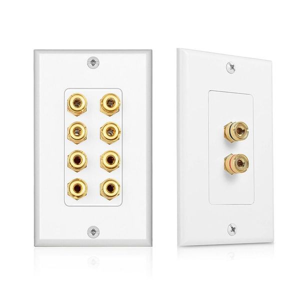 computer speakers 2pcs speaker wall plate home theater audio panel - 8 posts for 4 & 2 1
computer speakers 2pcs speaker wall plate home theater audio panel - 8 posts for 4 & 2 1