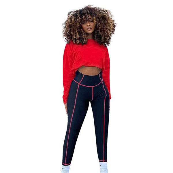 solid two pieces women sets scoop neck bat long sleeve loose crop high waist ny fitness pants tracksuits autumn, Gray
solid two pieces women sets scoop neck bat long sleeve loose crop high waist ny fitness pants tracksuits autumn, Gray