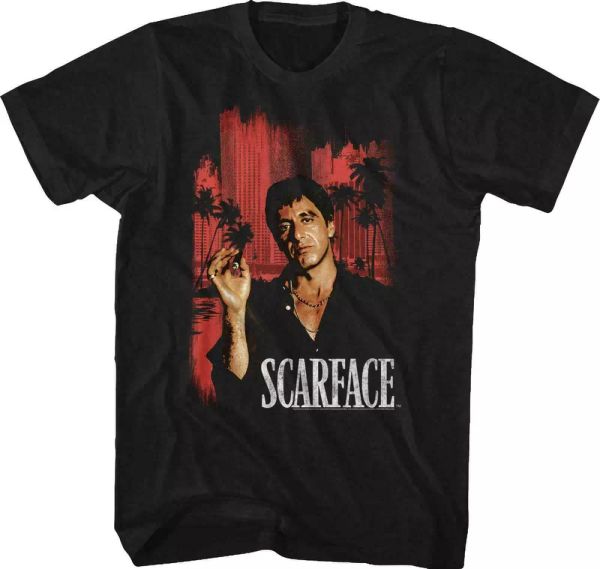 scarface red city scape t shirt licensed mafia al pacino montana movie black, White;black
scarface red city scape t shirt licensed mafia al pacino montana movie black, White;black