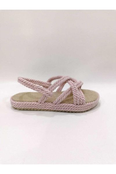 sandals powder 31-36 girl child straw, Black 
sandals powder 31-36 girl child straw, Black