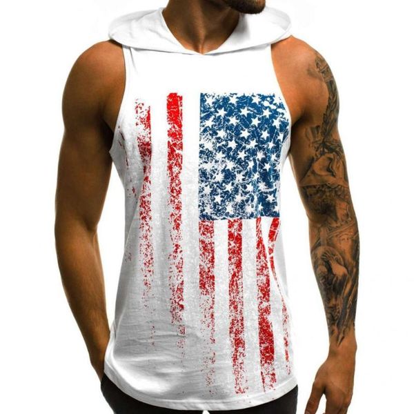 men' tank summer men sleeveless o neck hooded tanks vest printing fashion nylon breathable sports gym workout fitness, White;black
men' tank summer men sleeveless o neck hooded tanks vest printing fashion nylon breathable sports gym workout fitness, White;black