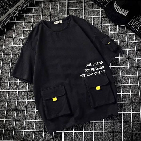 hip hop t shirt casual tshirt streetwear boys clothes fashion summer tees with pockets high street funny male women's t-shirt, White
hip hop t shirt casual tshirt streetwear boys clothes fashion summer tees with pockets high street funny male women's t-shirt, White