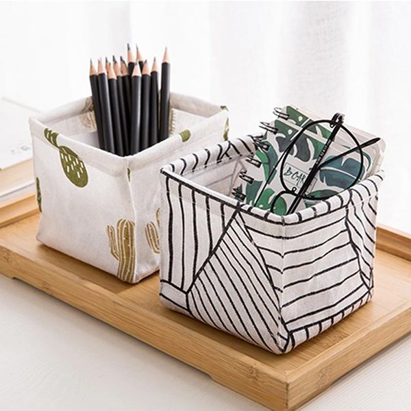 storage bags cotton linen waterproof box stationery cosmetics sundries sorting for office home ja55
storage bags cotton linen waterproof box stationery cosmetics sundries sorting for office home ja55