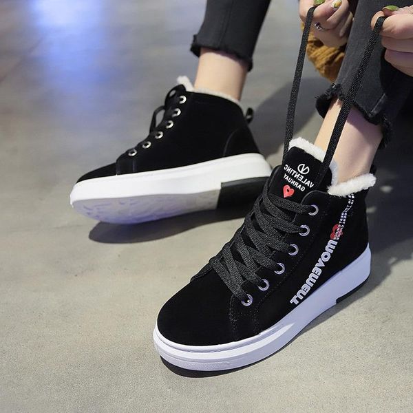 women winter snow boots 2021 fashion style high-shoes casual woman warm ankle plush sneakers slippers, Black
women winter snow boots 2021 fashion style high-shoes casual woman warm ankle plush sneakers slippers, Black
