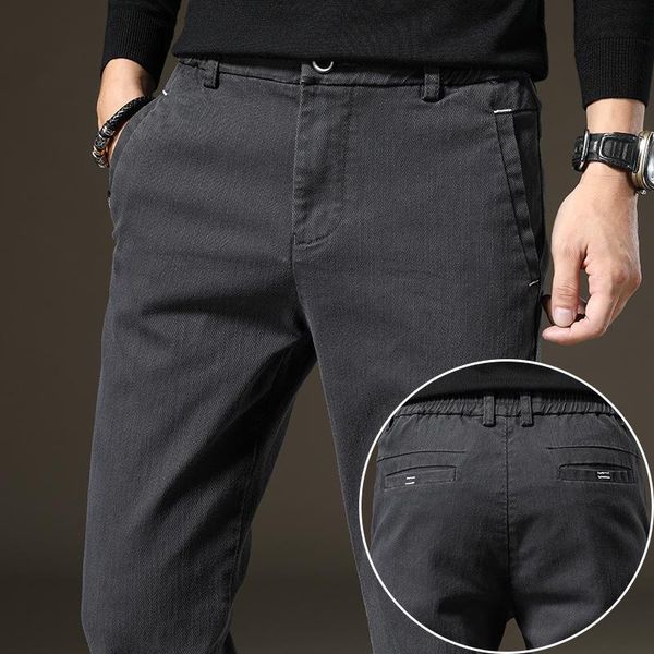men's pants 6611 men straight autumn all-match simple sport korean style stretch business casual daily loose gentlemen male trousers, Black
men's pants 6611 men straight autumn all-match simple sport korean style stretch business casual daily loose gentlemen male trousers, Black