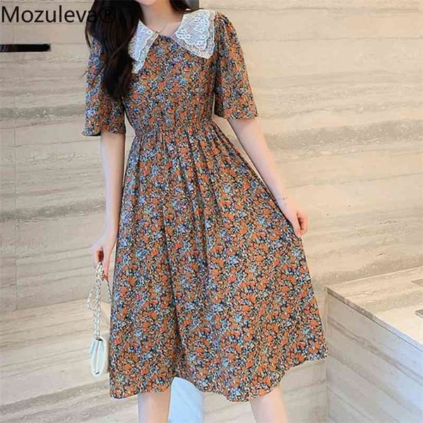summer women chiffon female short sleeve floral printed peter pan collar casual long dress a-line boho vestidos 210416, White
summer women chiffon female short sleeve floral printed peter pan collar casual long dress a-line boho vestidos 210416, White