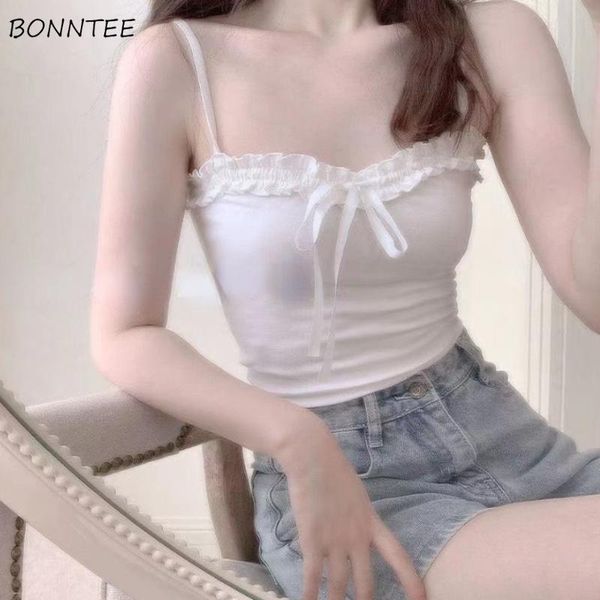 women's tanks & camis camisole womens summer elegant all-match simple chic female vintage soft bow japanese style solid daily fashion l, White
women's tanks & camis camisole womens summer elegant all-match simple chic female vintage soft bow japanese style solid daily fashion l, White