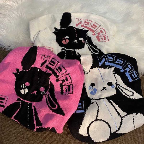 women's sweaters y2k sweater harajuku winter knitted kawaii jacquard korean fashion oversized jumper female grunge streetwear pullover, White;black
women's sweaters y2k sweater harajuku winter knitted kawaii jacquard korean fashion oversized jumper female grunge streetwear pullover, White;black