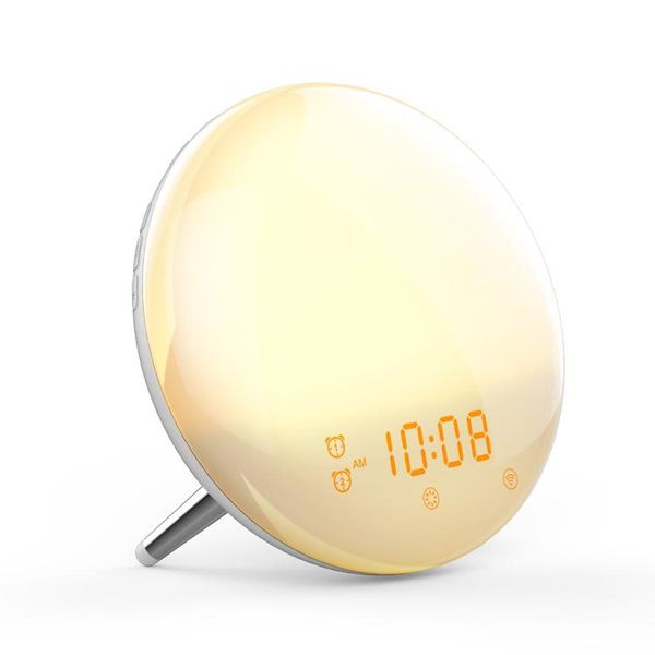 & mp4 players smart wake up led light with music, digital wifi workday clock sunrise/sunset simulation, 7 alarm sounds
& mp4 players smart wake up led light with music, digital wifi workday clock sunrise/sunset simulation, 7 alarm sounds