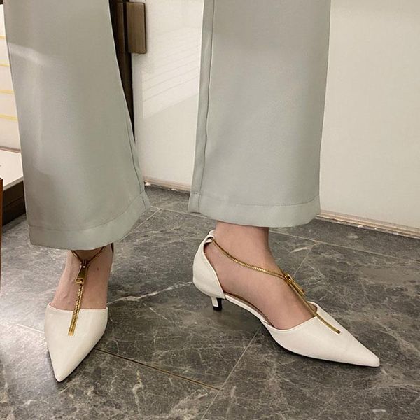 dress shoes brand women low heels pumps sandals shallow pointy toe front zip ladies office stiletto heel, Black
dress shoes brand women low heels pumps sandals shallow pointy toe front zip ladies office stiletto heel, Black