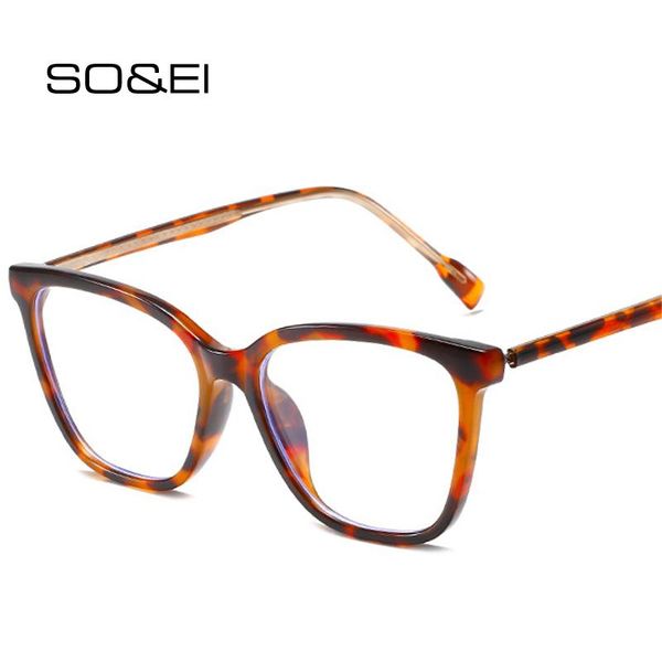 fashion sunglasses frames so&ei retro square women luxury glasses frame anti-blu-ray eyewear spring hinge men optical leopard eyeglasses, Black
fashion sunglasses frames so&ei retro square women luxury glasses frame anti-blu-ray eyewear spring hinge men optical leopard eyeglasses, Black