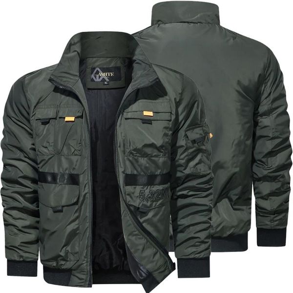 men's jackets men bomber jacket military and coat male winbreaker army multipocket flight pilot embroidery letter, Black;brown
men's jackets men bomber jacket military and coat male winbreaker army multipocket flight pilot embroidery letter, Black;brown