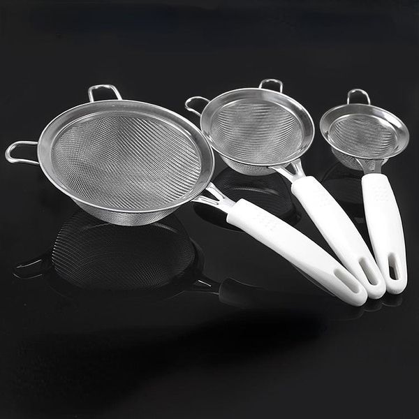 baking & pastry tools 304 stainless steel flour sieve 30 mesh double-layer tool 8cm 10cm 14cm hand-held sugar drain
baking & pastry tools 304 stainless steel flour sieve 30 mesh double-layer tool 8cm 10cm 14cm hand-held sugar drain