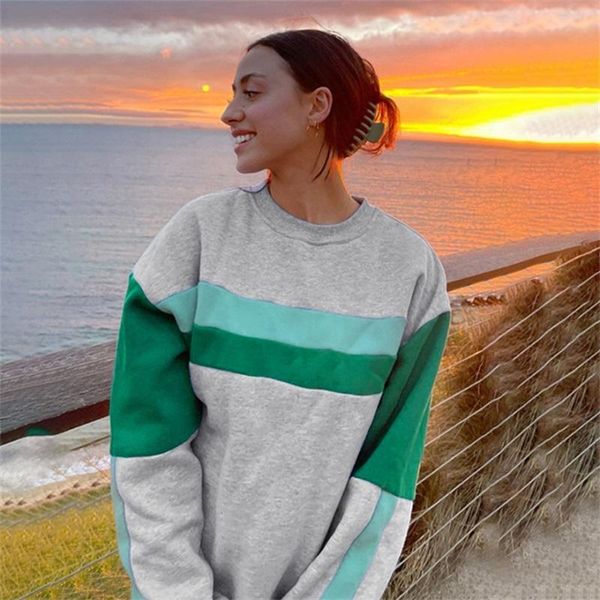 women's hoodies & sweatshirts color clash leisure slim long sleeve crew neck patchwork fashion autumn pullovers comfort wom, Black
women's hoodies & sweatshirts color clash leisure slim long sleeve crew neck patchwork fashion autumn pullovers comfort wom, Black