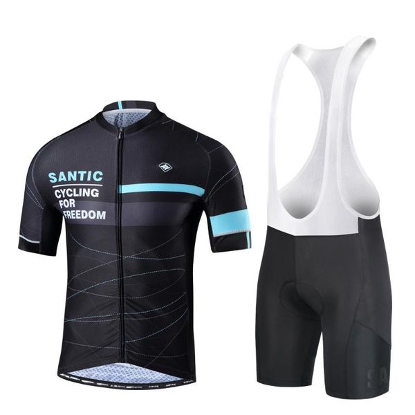 racing sets santic men cycling summer cyling jersey bib shorts suits mtb bicycle clothes riding bike clothing set, Black;blue
racing sets santic men cycling summer cyling jersey bib shorts suits mtb bicycle clothes riding bike clothing set, Black;blue