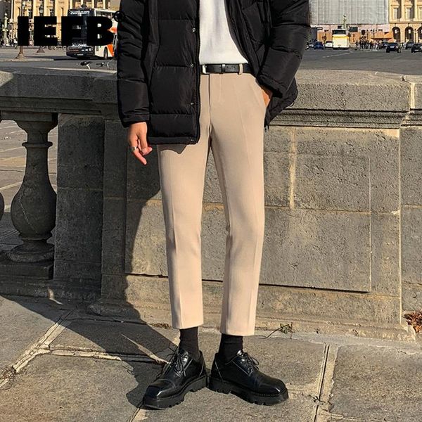 men's suits & blazers iefb men's ankle length pants korean fashion casual straight trousers trend slim fit suit 2021 spring autumn, White;black
men's suits & blazers iefb men's ankle length pants korean fashion casual straight trousers trend slim fit suit 2021 spring autumn, White;black