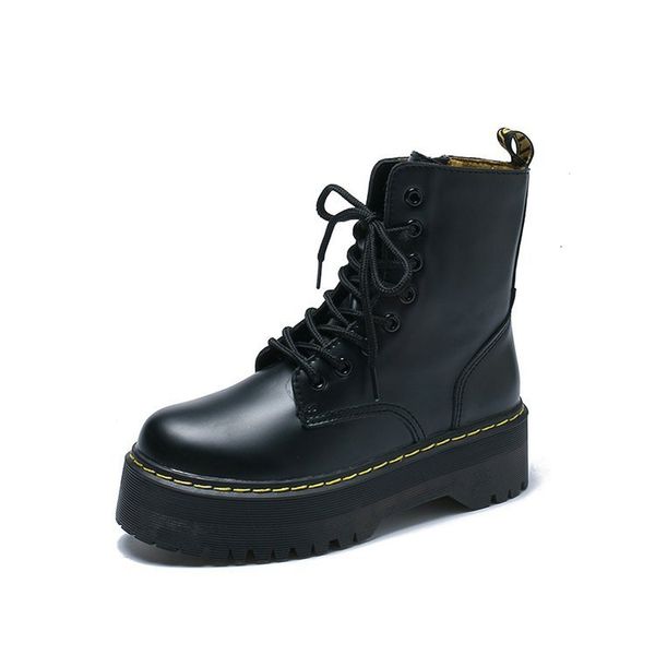 autumn martin female handsome muffin thick bottom work cloth black british style motorcycle short single boots
autumn martin female handsome muffin thick bottom work cloth black british style motorcycle short single boots
