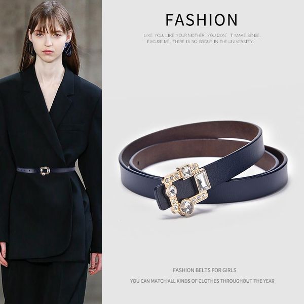 belts diamond metal buckle women belt genuine leather luxury designer jeans female fashion waistband lady 2021, Black;brown
belts diamond metal buckle women belt genuine leather luxury designer jeans female fashion waistband lady 2021, Black;brown